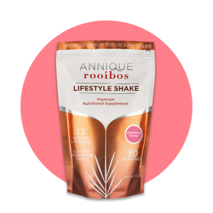NEW Rooibos Lifestyle Shake Strawberry 500g (30 servings)