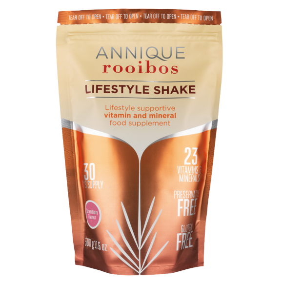 Rooibos Lifestyle Shake 500g - Strawberry (33 servings)