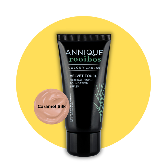 Velvet Touch SPF20 Foundation 'Caramel Silk' 30ml